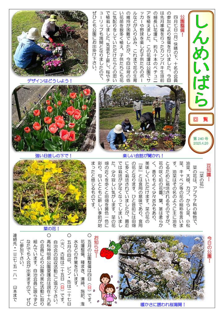 しんめいばら 第240号